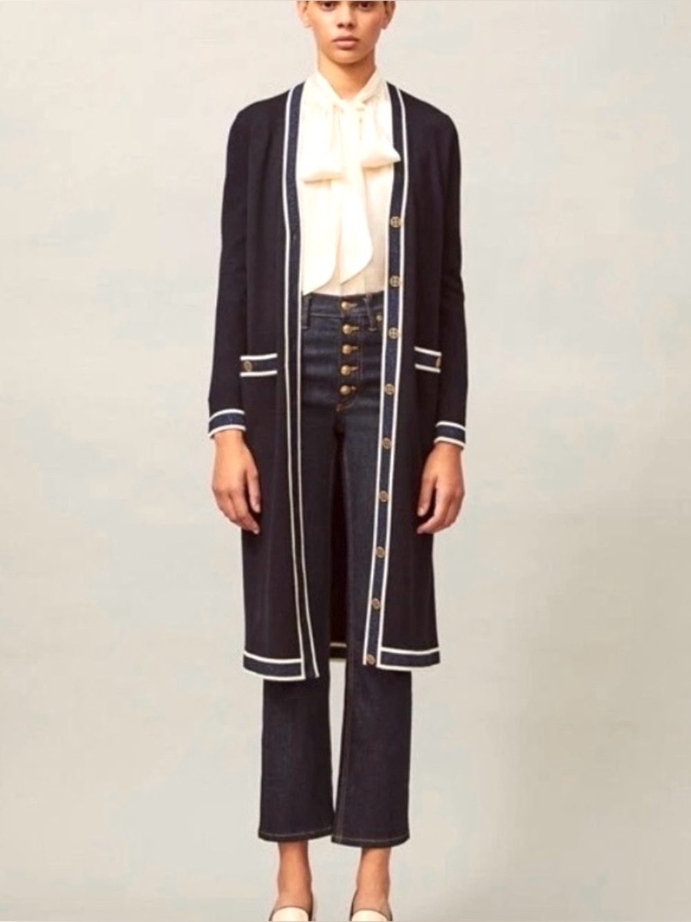 Tory Burch Madeline Long Cardigan